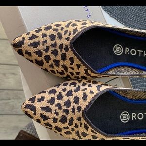 Rothy’s leopard print point shoes size 10